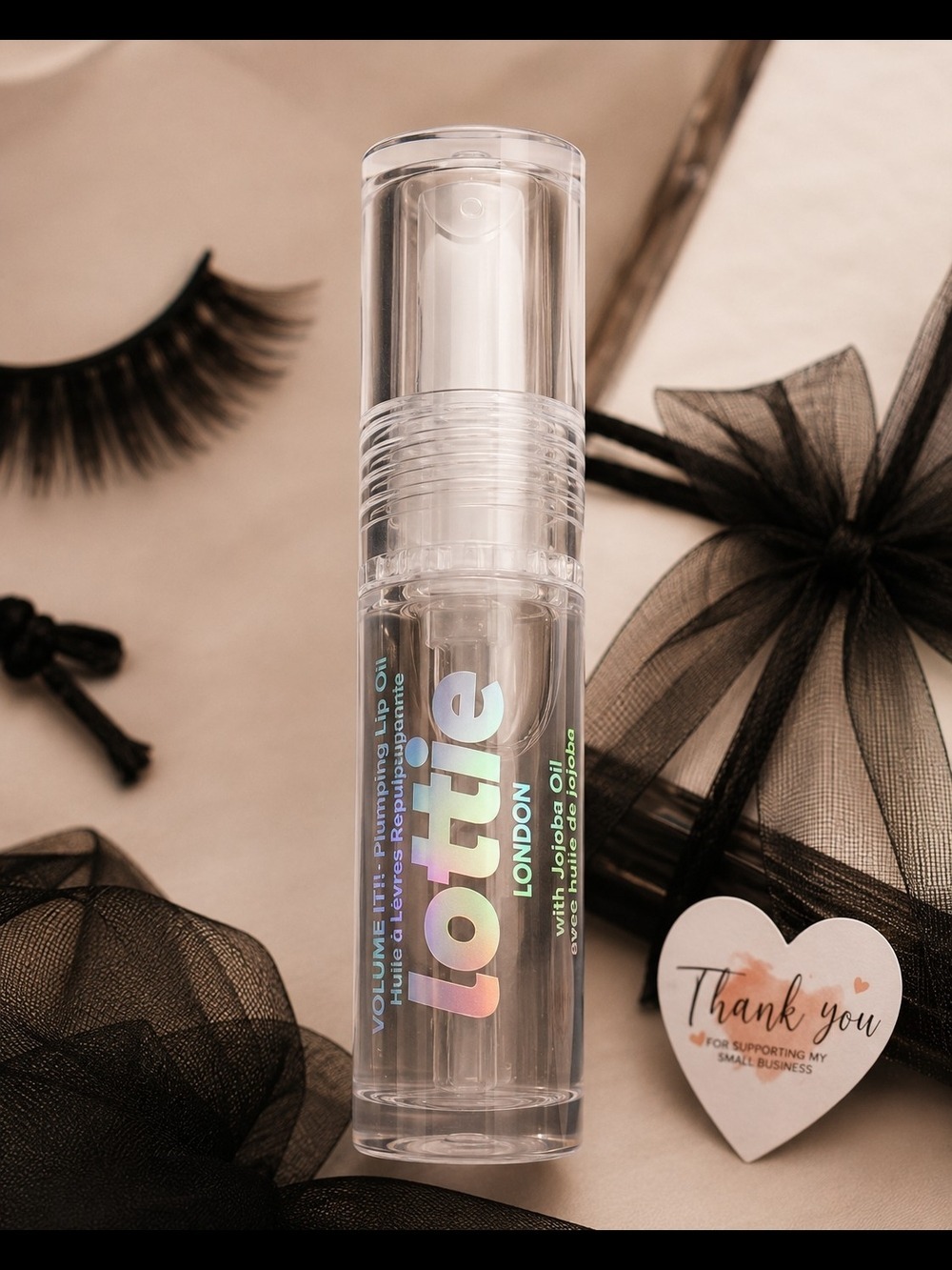 Lottie London Lip Oil Clear Large